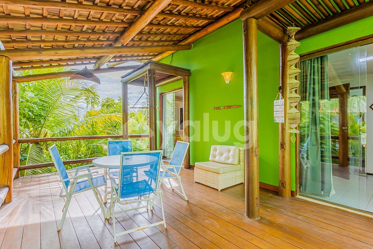 Beautiful Duplex Bungalow 2 Suites Pé na Areia, Itacimirim