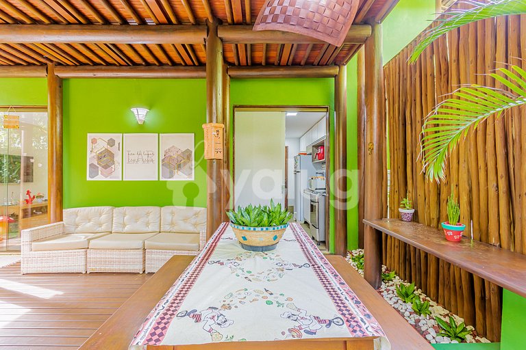 Beautiful Duplex Bungalow 2 Suites Pé na Areia, Itacimirim