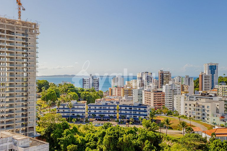 BR08 Dormitorio y salón a 220m de la playa Farol da Barra