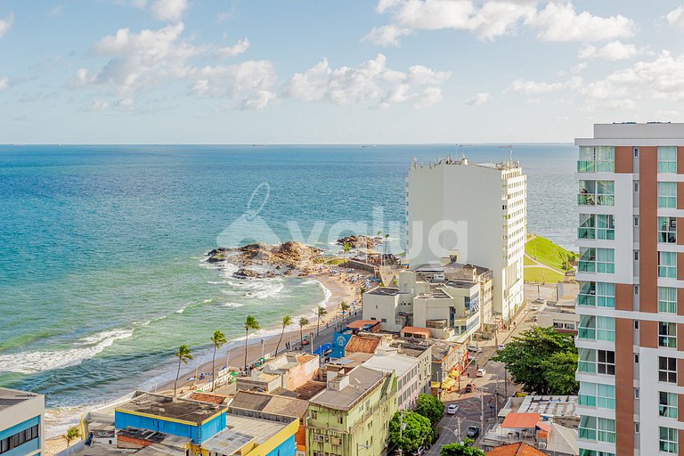 Dormitorio y salón a 150 m de la playa Farol da Barra