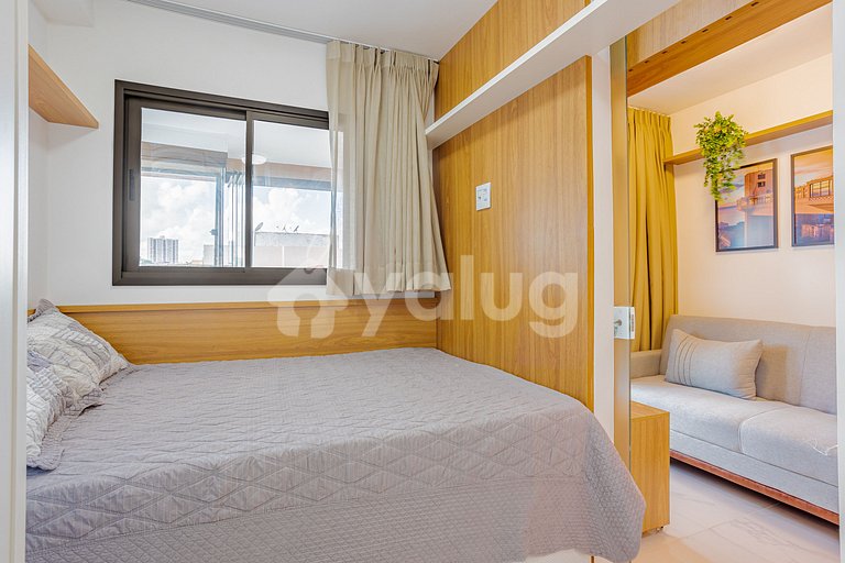 Excelente apartamento a 750 m de la playa - Armação