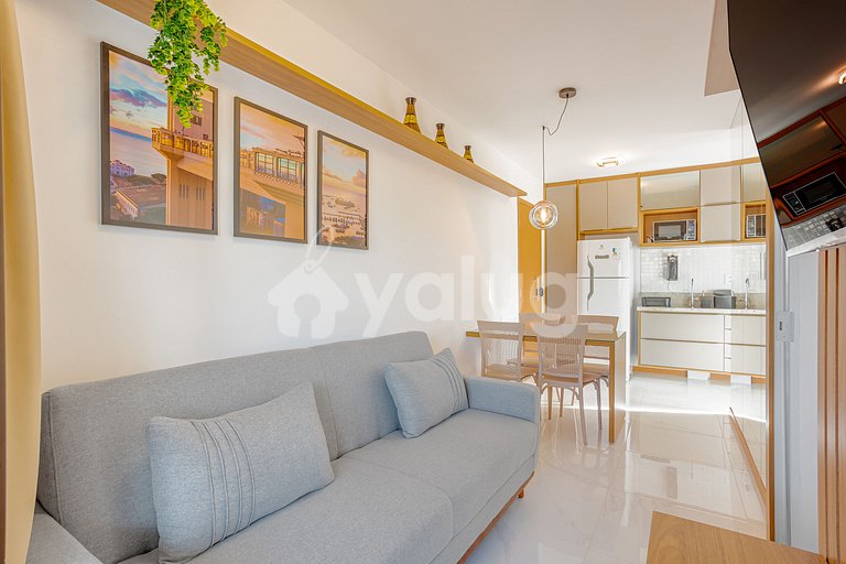 Excelente apartamento a 750 m de la playa - Armação