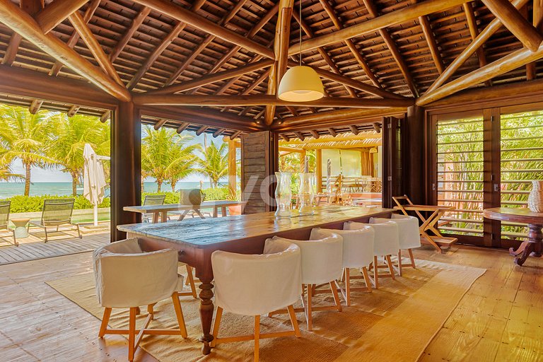 Excellent 5-Suite House, Right on the Beach - Busca Vida