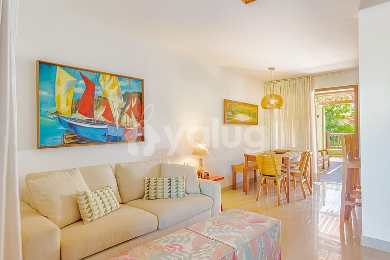 Great apt right on the sand with 3 suites - Praia do Forte