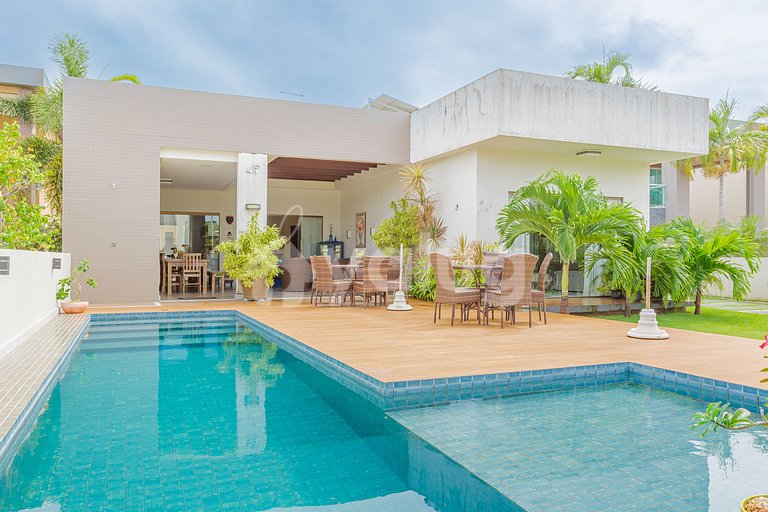 Hermosa Casa 5 Suites en Paraíso dos Lagos en Guarajuba