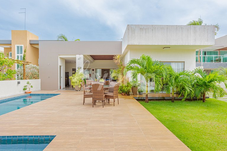 Hermosa Casa 5 Suites en Paraíso dos Lagos en Guarajuba