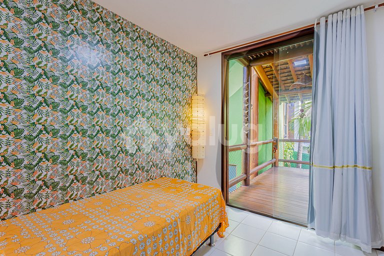 Hermoso Bungalow Dúplex 2 Suites Pé na Areia, Itacimirim