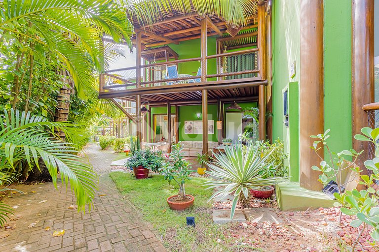 Hermoso Bungalow Dúplex 2 Suites Pé na Areia, Itacimirim