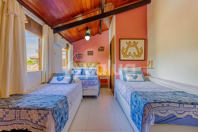 House 3 Suites 300m from the Beach - Praia do Forte