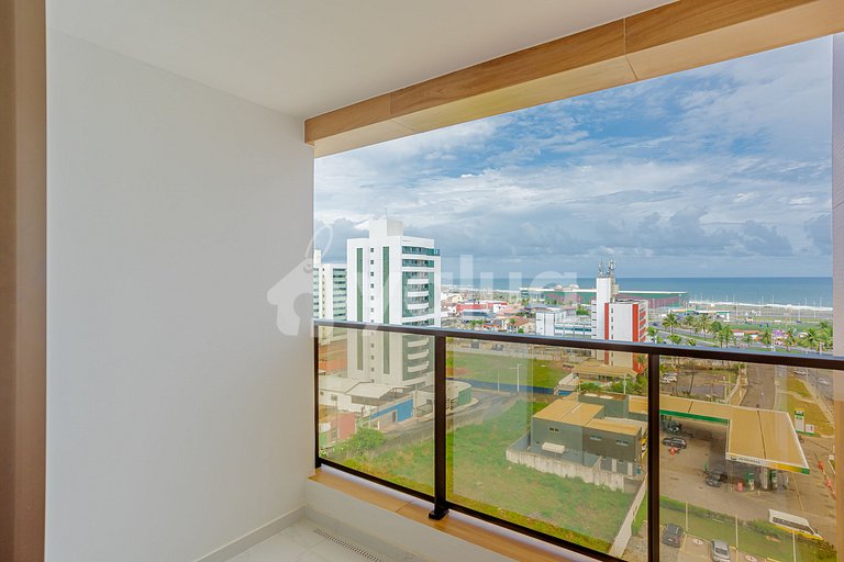 Lindo Studio Vista mar a 750m da Praia da Armação