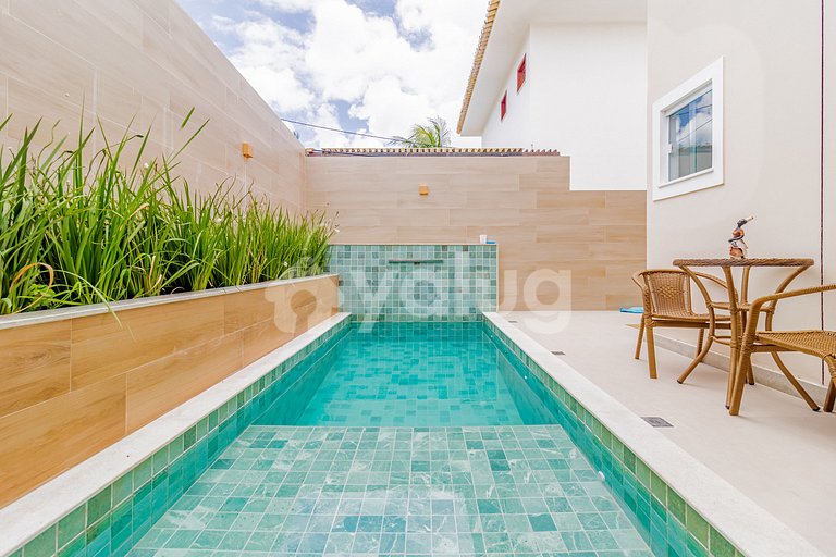 Ótima Casa 4 Suítes em Guarajuba com Piscina