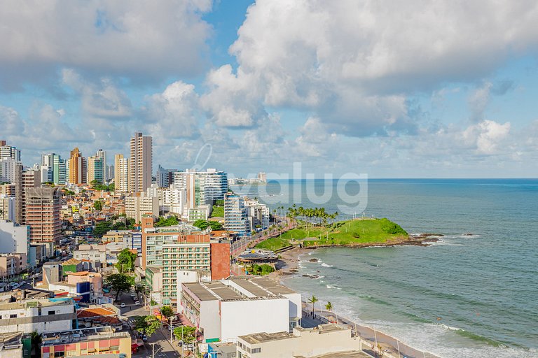 Quarto e Sala a 150m Praia Farol da Barra