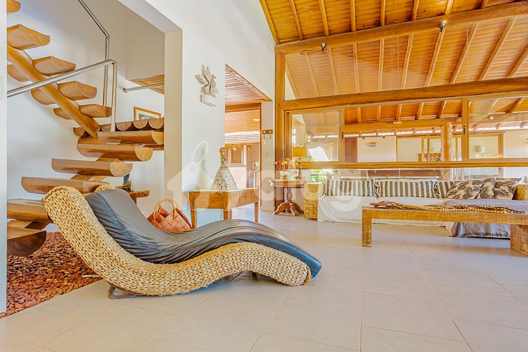 Spectacular house with 5 suites on the sand - Guarajuba