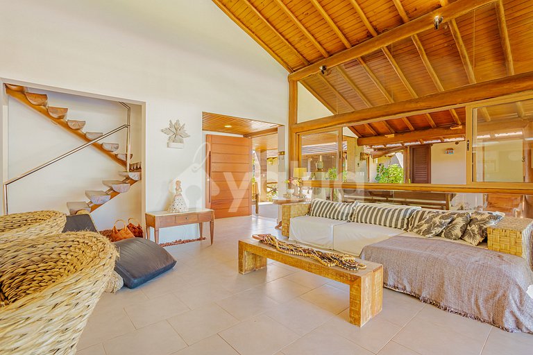 Spectacular house with 5 suites on the sand - Guarajuba