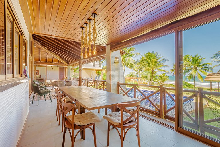 Spectacular house with 5 suites on the sand - Guarajuba