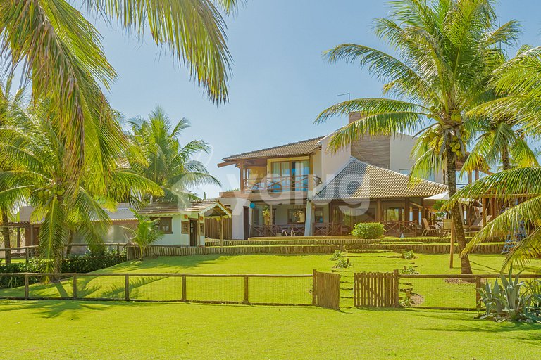 Spectacular house with 5 suites on the sand - Guarajuba