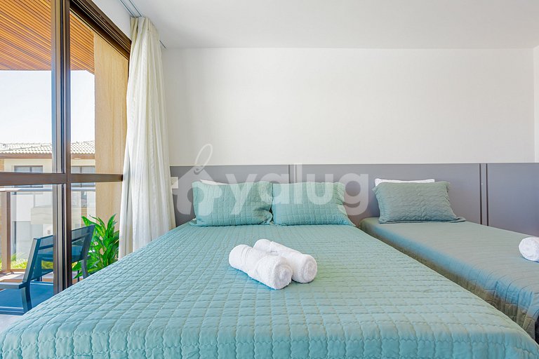 Wonderful apartment with 4 suites - Guarajuba.